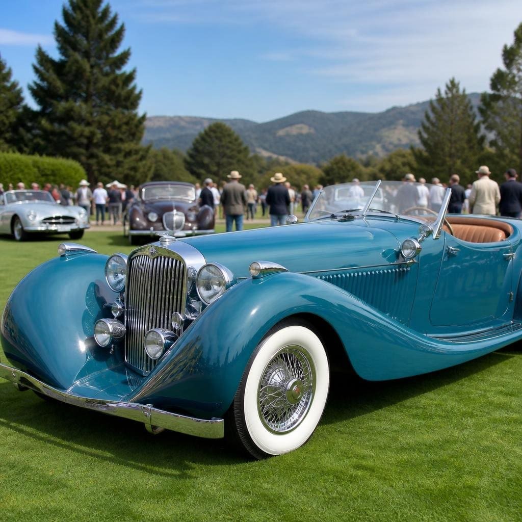 Hillsborough Concours d'Elegance event thumbnail for Bay Area Registry Fairs and Festivals