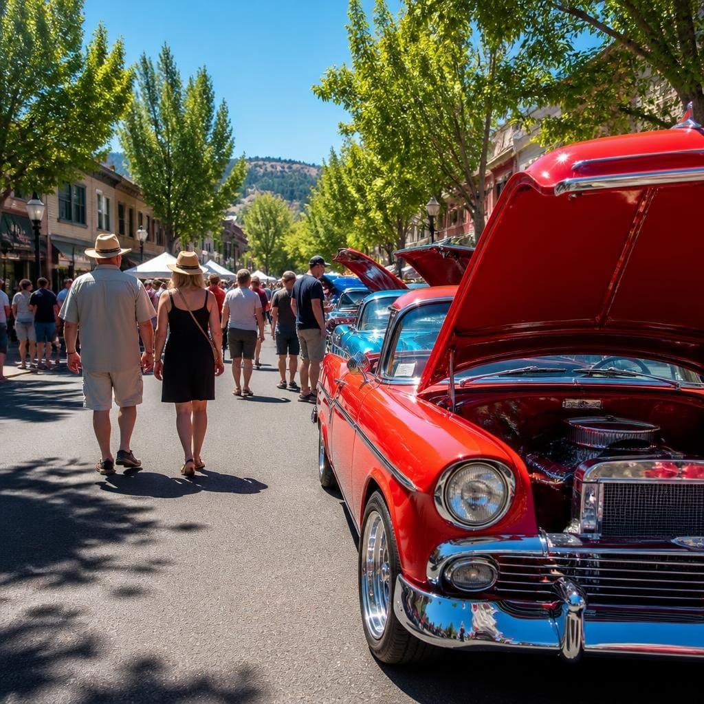 Hot Summer Sundays Car Show event thumbnail for Bay Area Registry Fairs and Festivals
