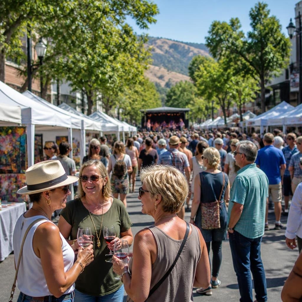 Lafayette Art & Wine Festival event thumbnail for Bay Area Registry Fairs and Festivals