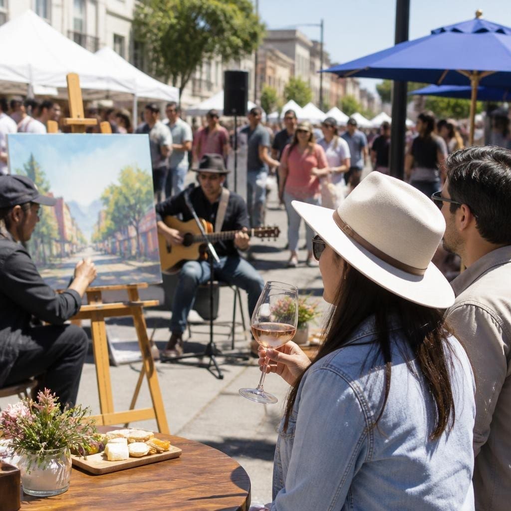 Millbrae Art & Wine Festival event thumbnail for Bay Area Registry Fairs and Festivals