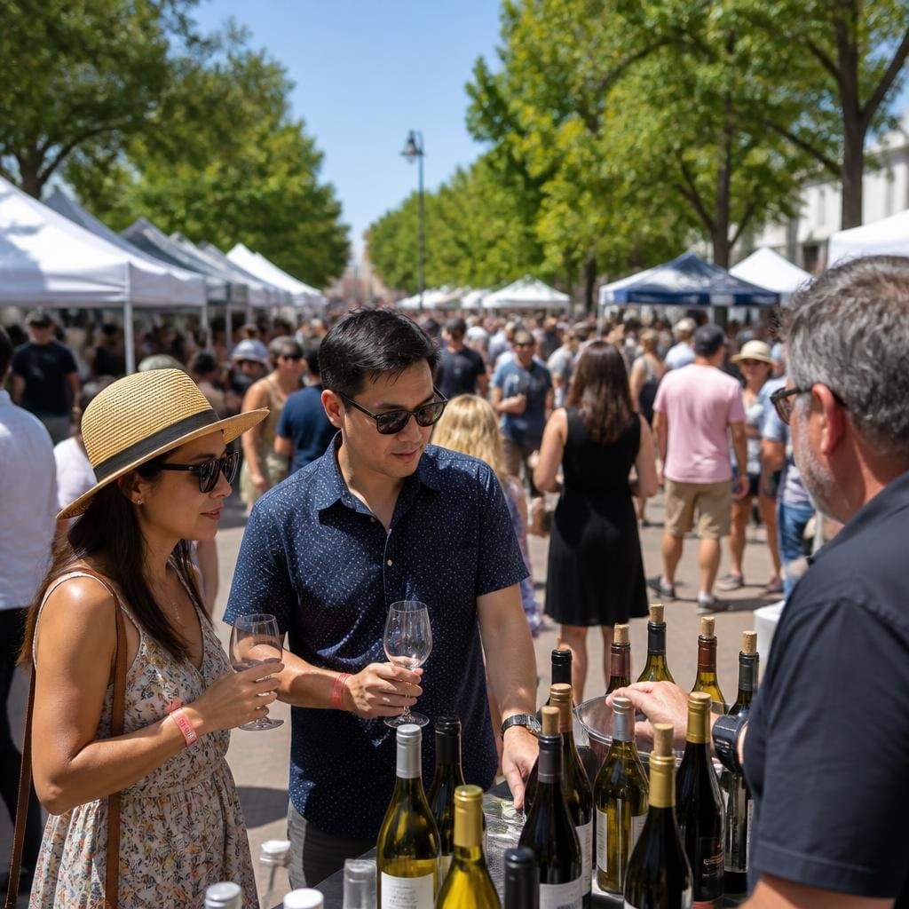 Mountain View Art & Wine Festival event thumbnail for Bay Area Registry Fairs and Festivals