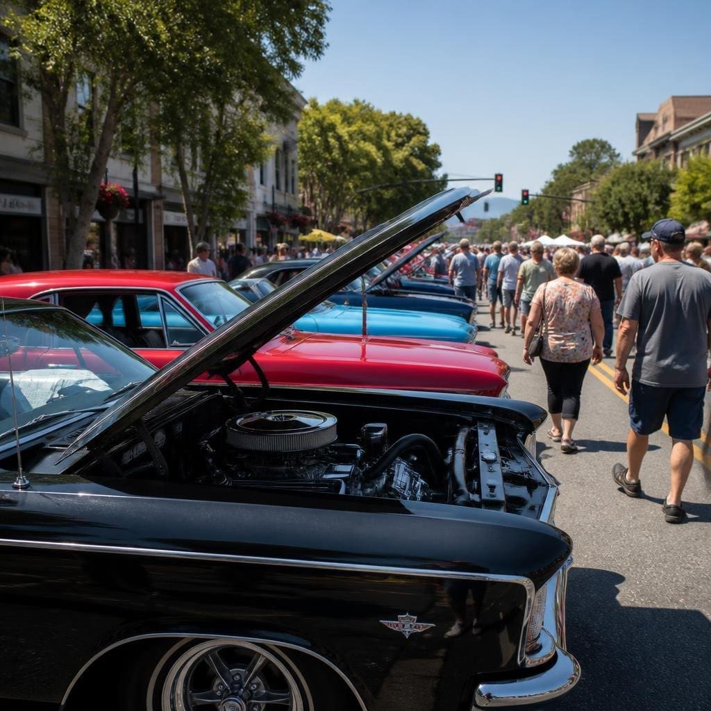 Nostalgia Day Car Show event thumbnail for Bay Area Registry Fairs and Festivals