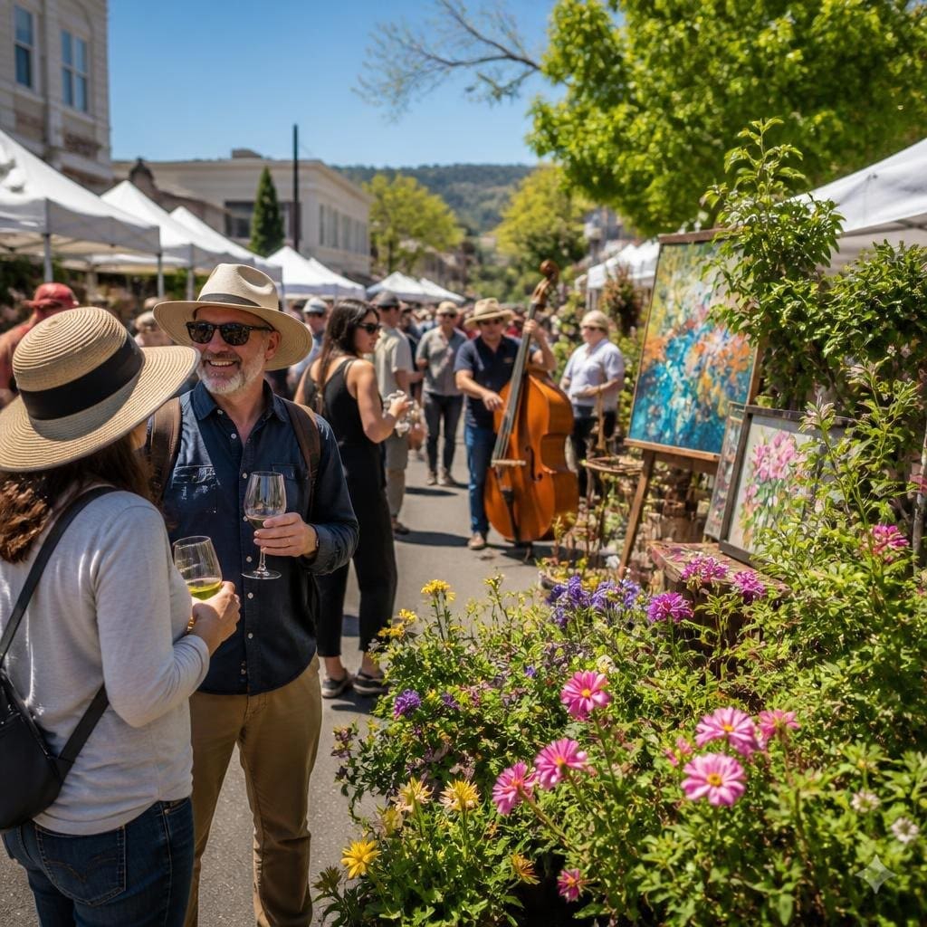 Petaluma Art & Garden Festival event thumbnail for Bay Area Registry Fairs and Festivals