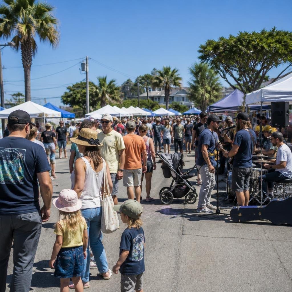 Pleasure Point Street Fair event thumbnail for Bay Area Registry Fairs and Festivals