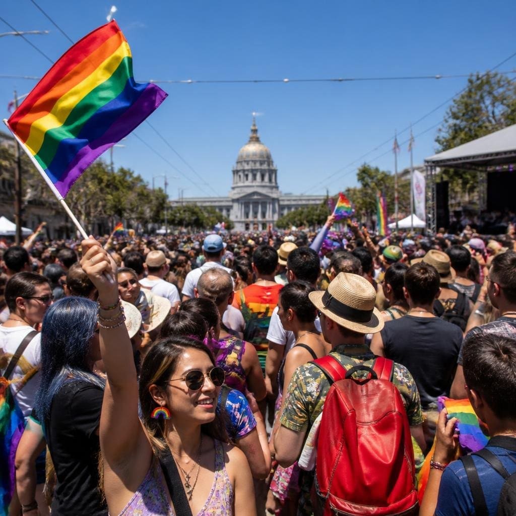 San Francisco Pride Parade + Celebration event thumbnail for Bay Area Registry Fairs and Festivals