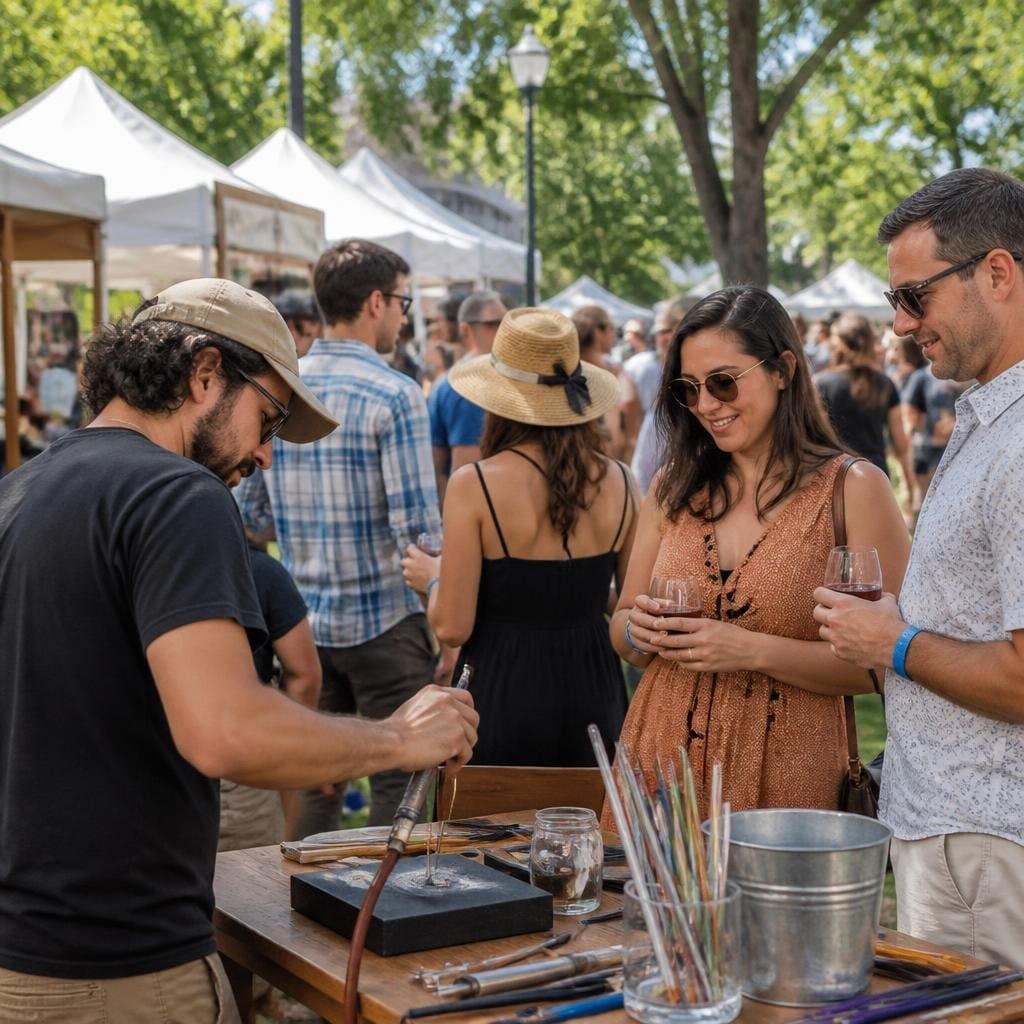 Santa Clara Art & Wine Festival event thumbnail for Bay Area Registry Fairs and Festivals