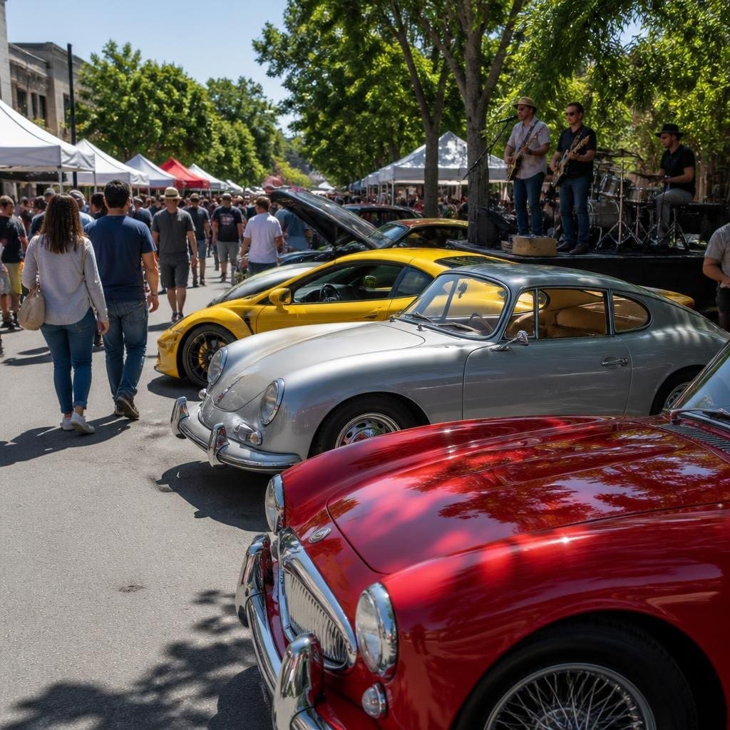 Saratoga Classic & Cool Car Show event thumbnail for Bay Area Registry Fairs and Festivals