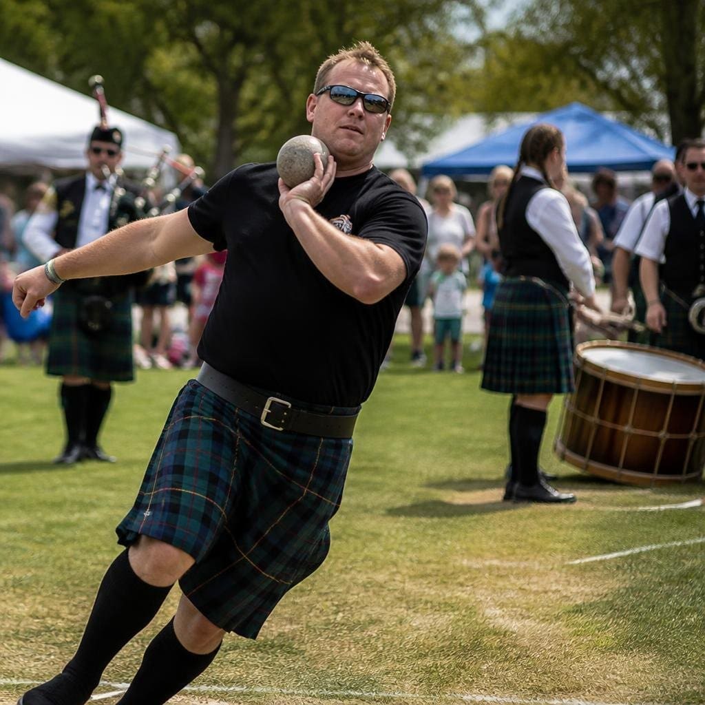 Scottish Highland Gathering & Games event thumbnail for Bay Area Registry Fairs and Festivals