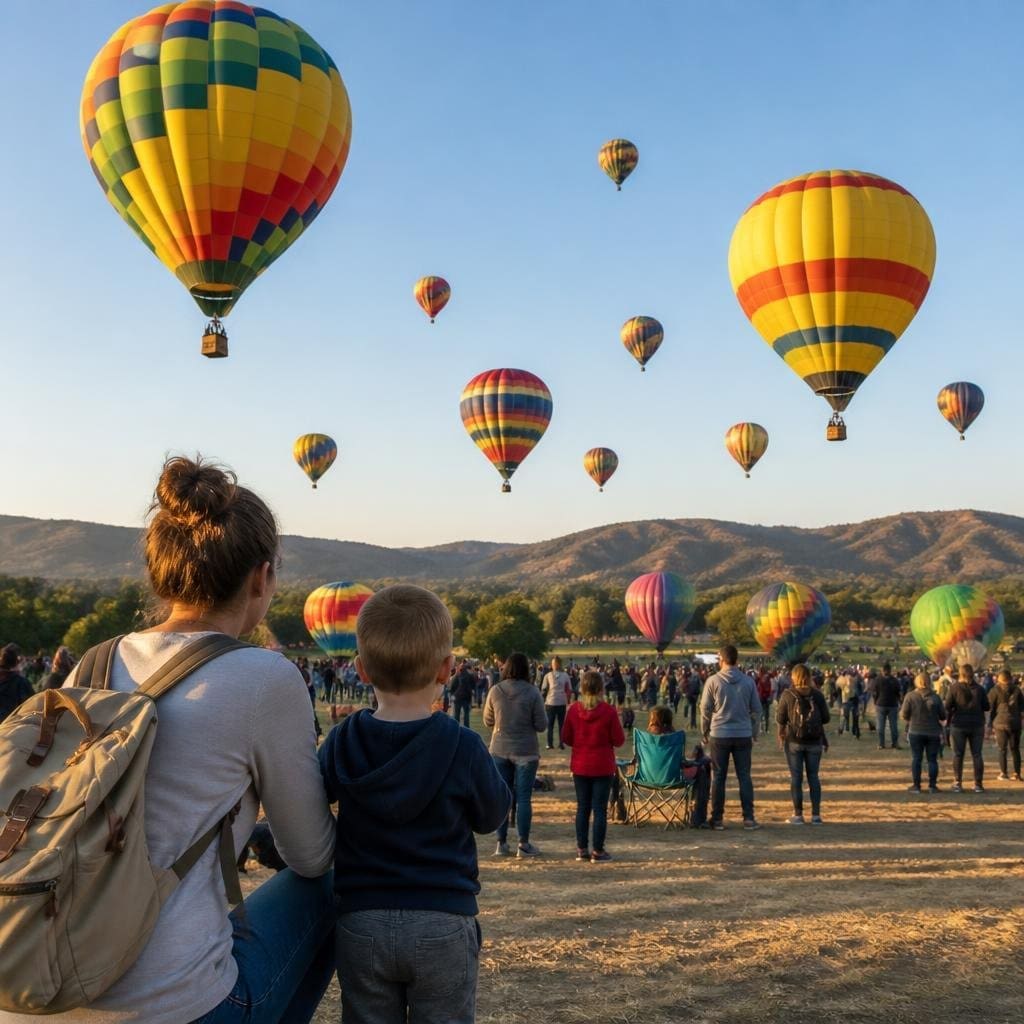 Sonoma County Hot Air Balloon Classic event thumbnail for Bay Area Registry Fairs and Festivals