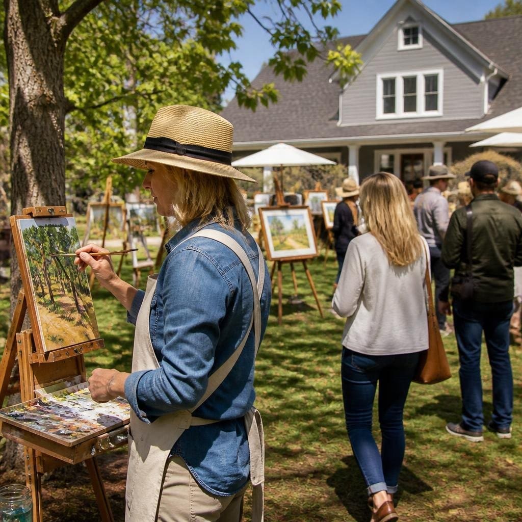 Sonoma Plein Air Festival Art Show & Sale event thumbnail for Bay Area Registry Fairs and Festivals