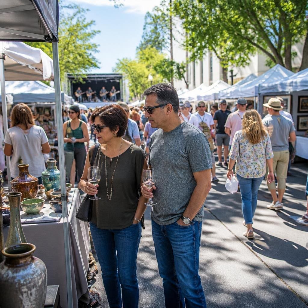Sunnyvale Art & Wine Festival event thumbnail for Bay Area Registry Fairs and Festivals