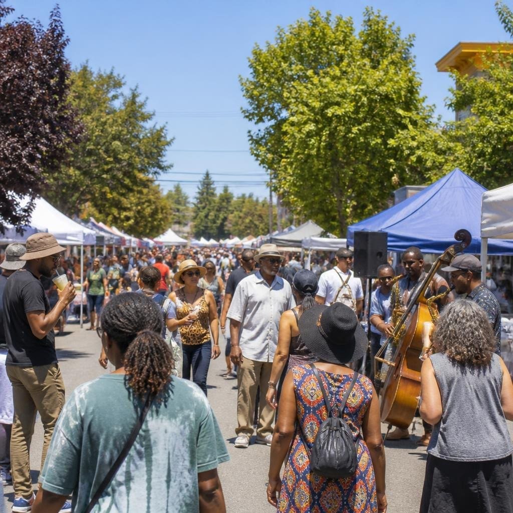 Temescal Street Fair event thumbnail for Bay Area Registry Fairs and Festivals