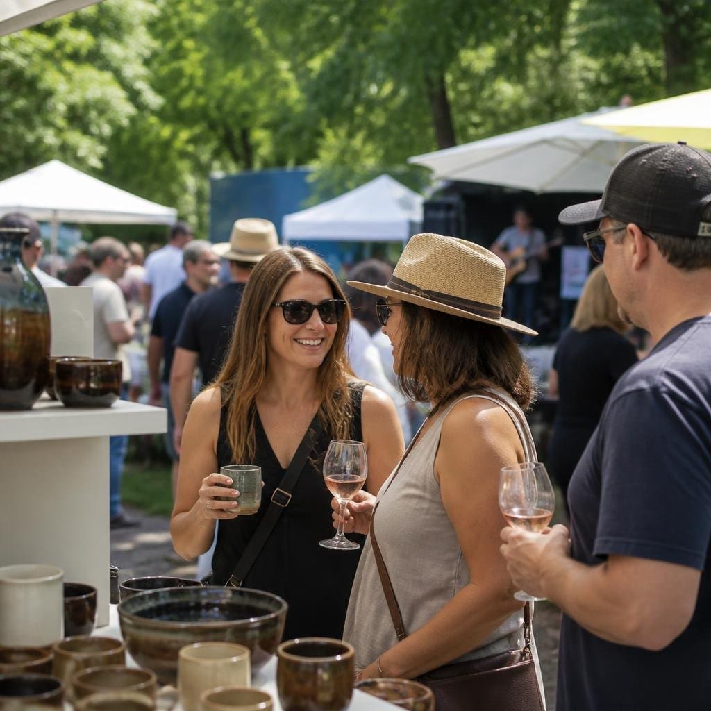 Walnut Creek Art & Wine Festival event thumbnail for Bay Area Registry Fairs and Festivals