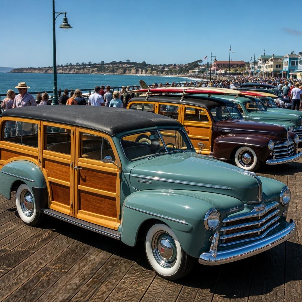 Woodies on the Wharf event thumbnail for Bay Area Registry Fairs and Festivals