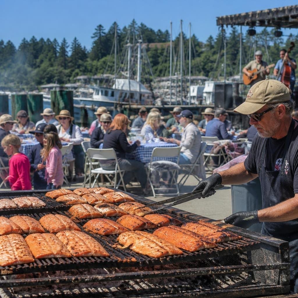 World’s Largest Salmon BBQ event thumbnail for Bay Area Registry Fairs and Festivals