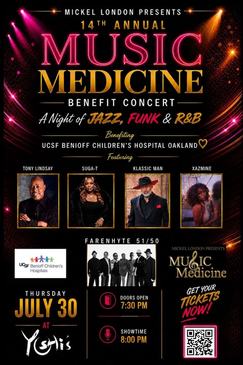 Music Medicine: Benefit for Oakland's Children's Hospital