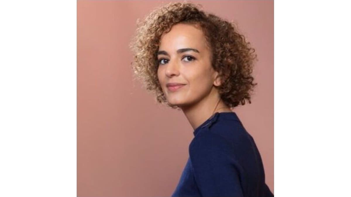 Leïla Slimani with Nadja Spiegelman