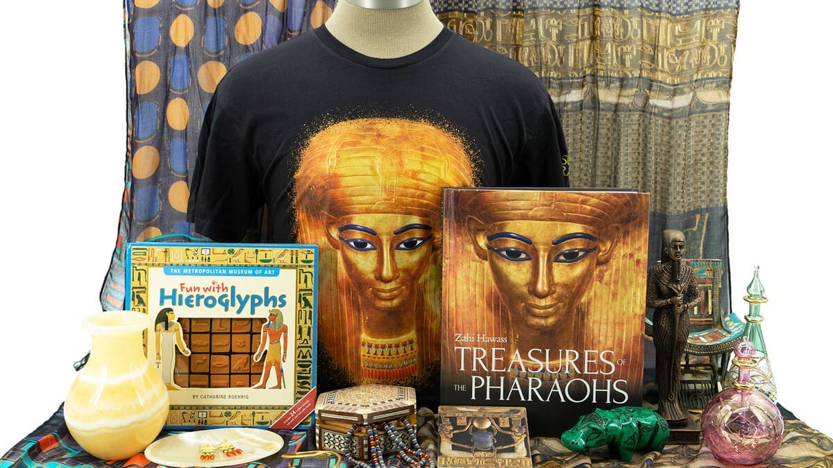 Treasures of the Pharaohs exhibition objects