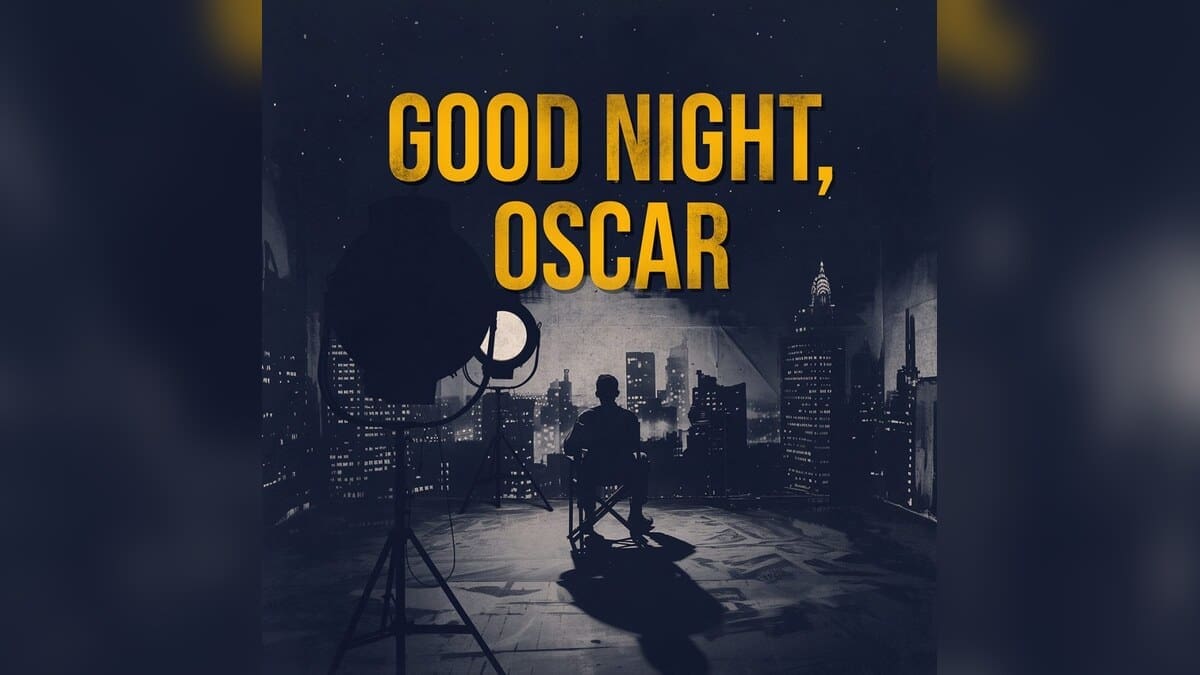 Promotional artwork for Good Night, Oscar at Hillbarn Theatre