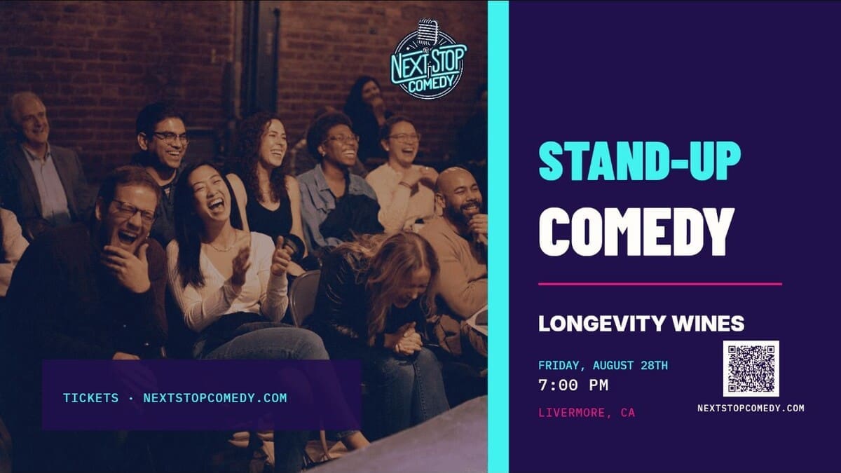 Next Stop Comedy at Longevity Wines