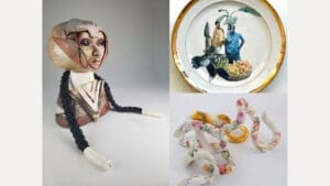 Ceramic artworks featured in After the Island at MoAD
