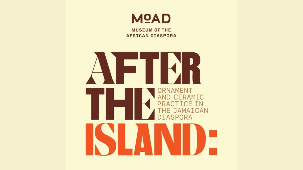 After the Island artist talk at MoAD