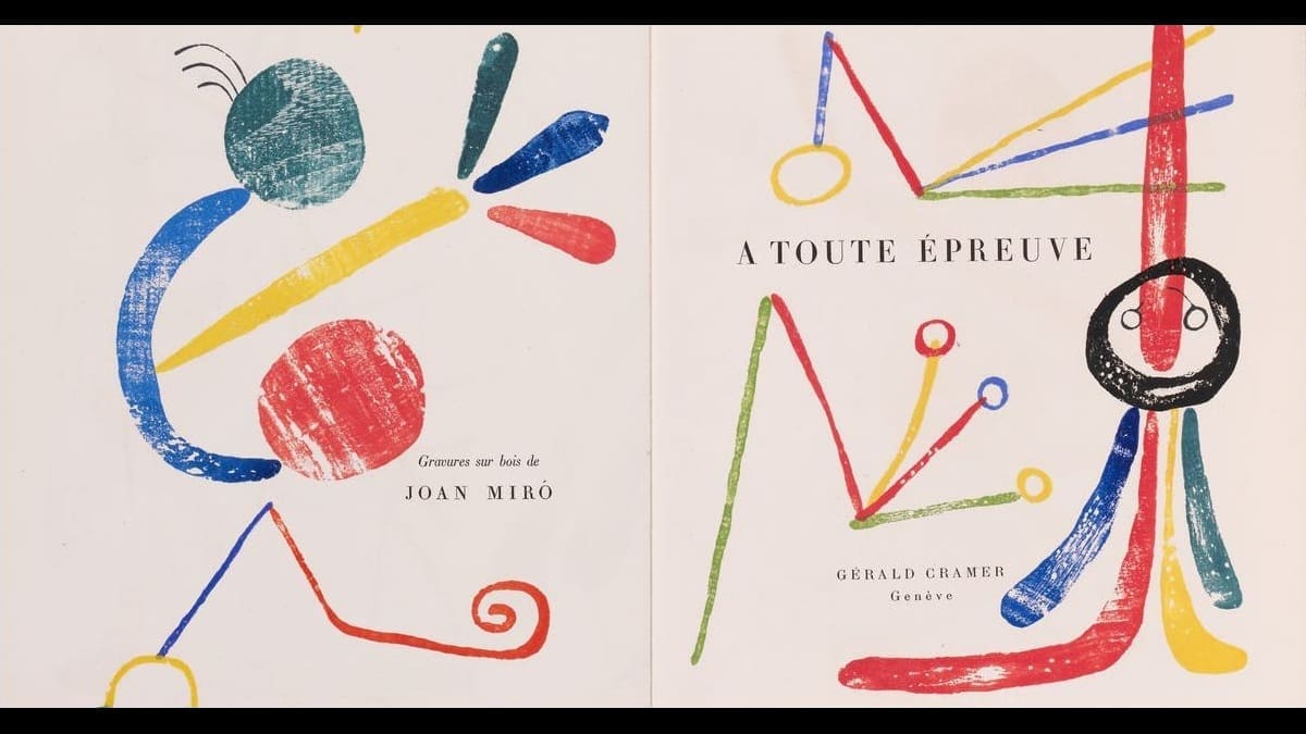 Joan Miró, À toute épreuve, 1958