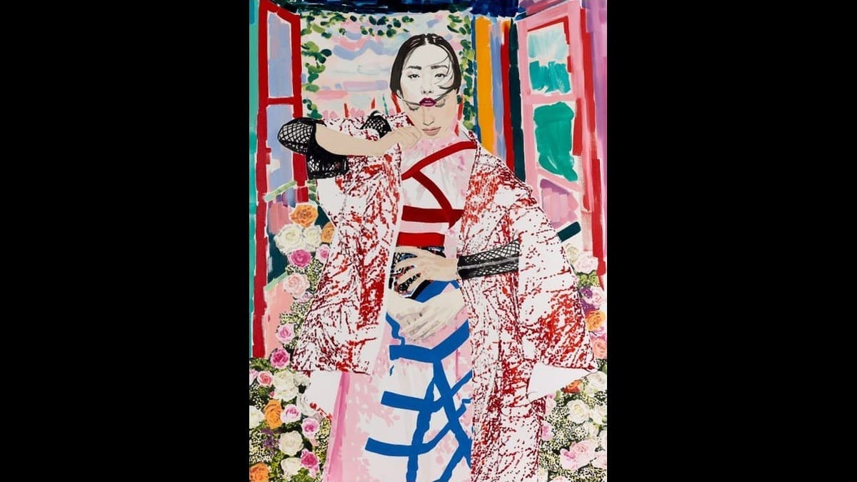 Christiane Lyons, Leonora (Radiant Magenta/Cadmium Red), 2021