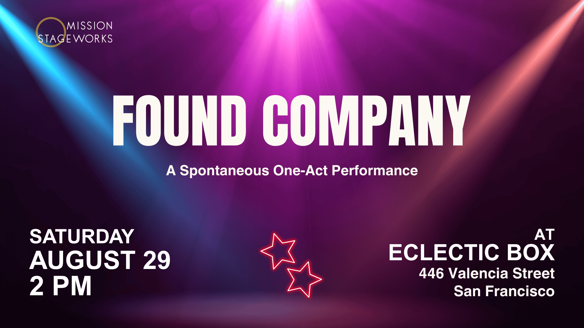 Found Company: A Spontaneous One-Act Performance