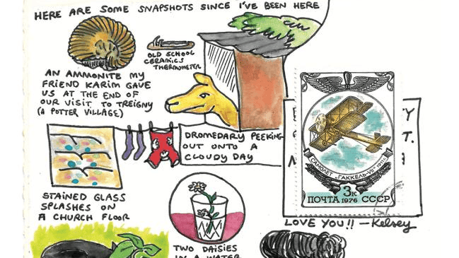 Postcard Comics with Krusty Wheatfield