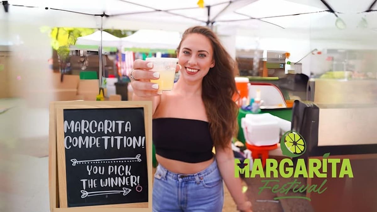 Woman holding a margarita at The Oakland Margarita Festival