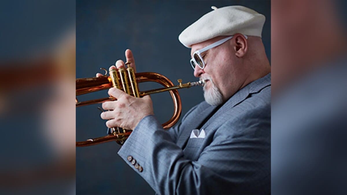 Dmitri Matheny playing flugelhorn