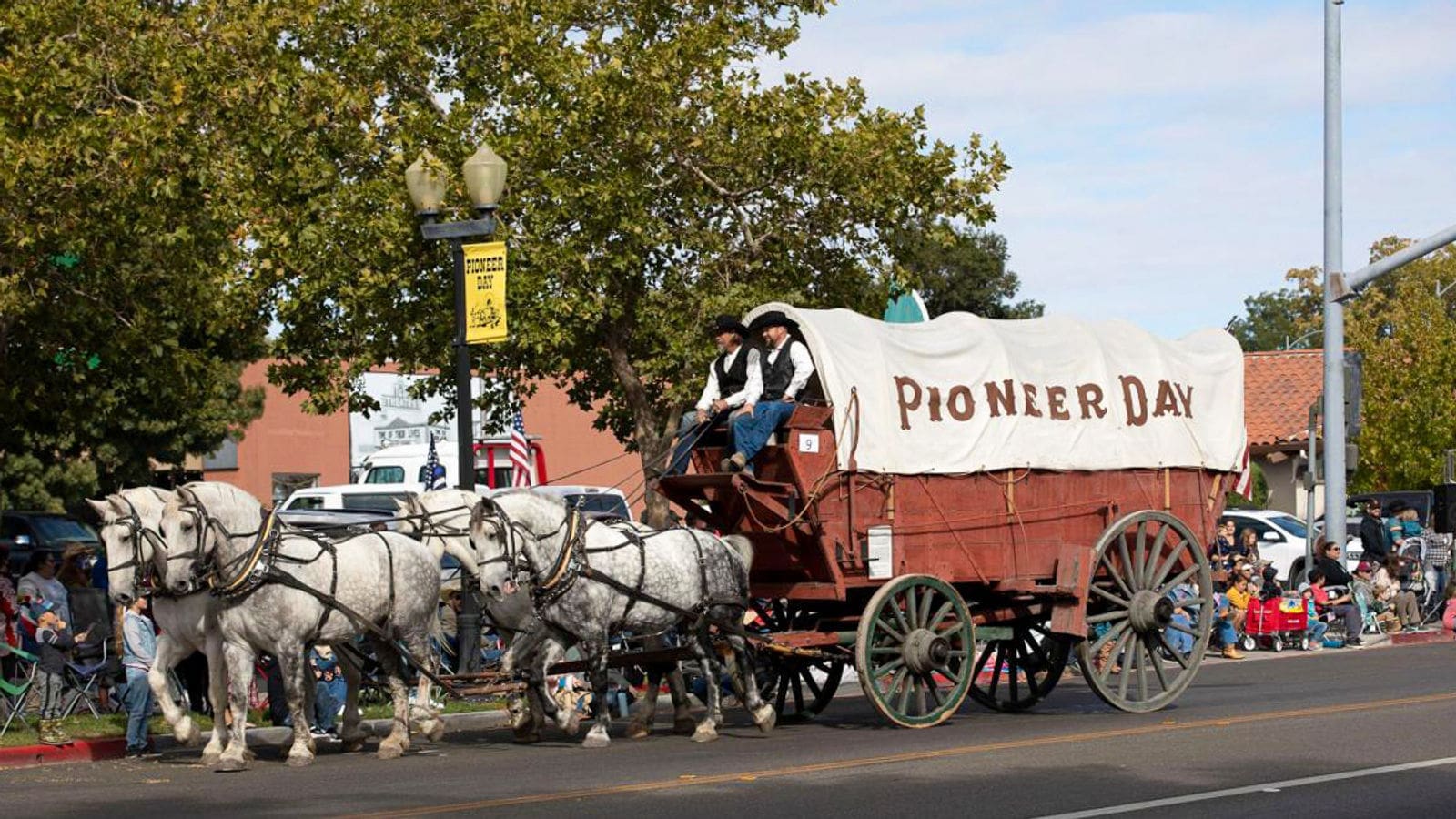 Paso Robles Pioneer Day parade on Main Street