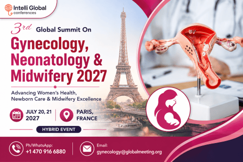 3rd Global Summit on Gynecology, Neonatology & Midwifery 2027 event flyer