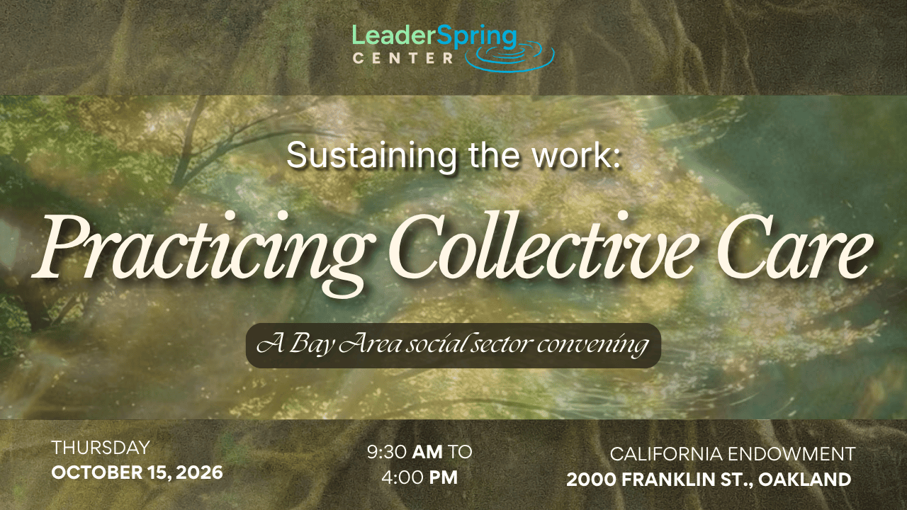 Sustaining the Work: Practicing Collective Care event flyer