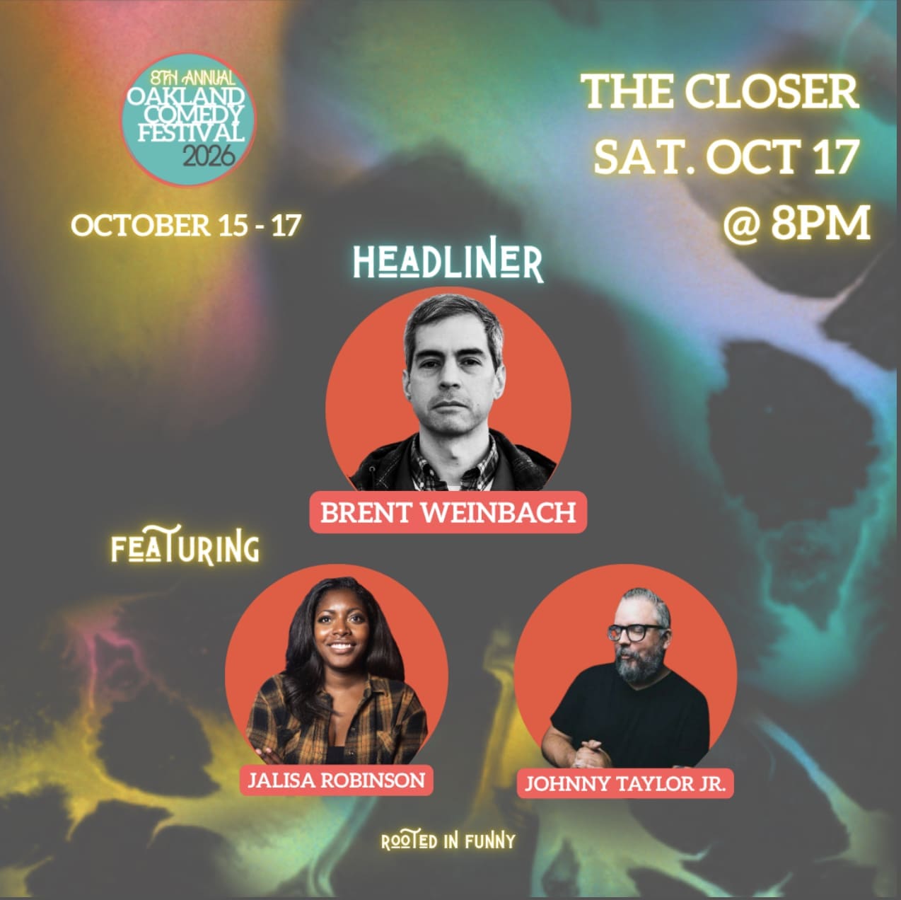 Oakland Comedy Festival 2026 — The Closer event flyer