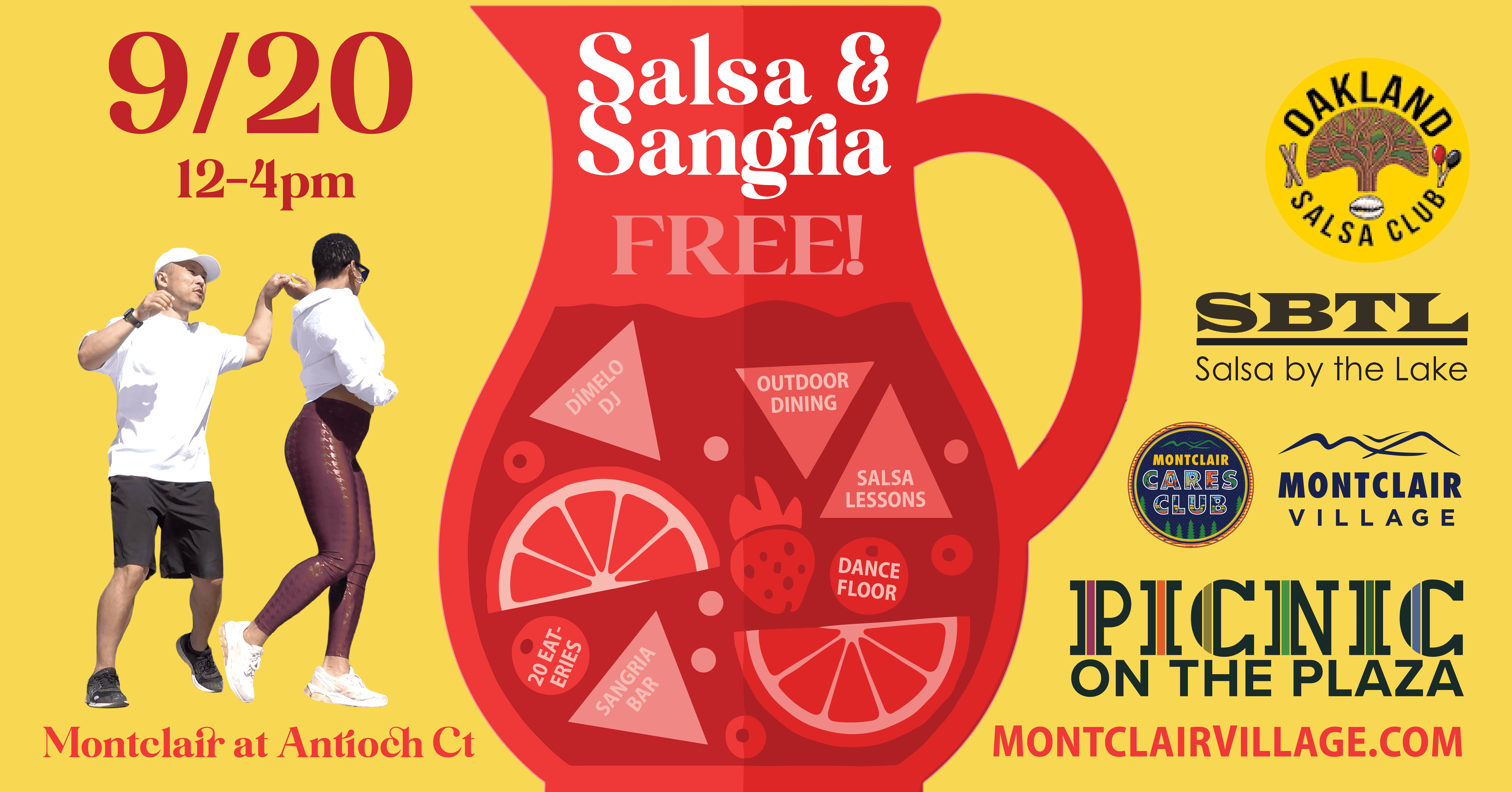 Salsa & Sangria event flyer