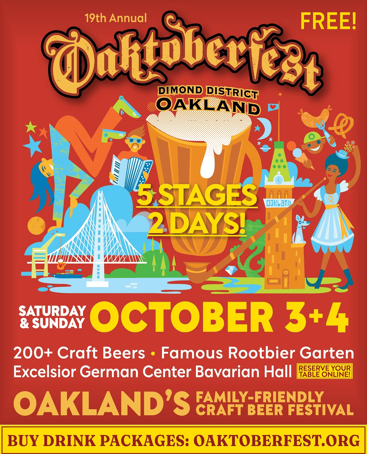 Oaktoberfest in the Dimond event flyer