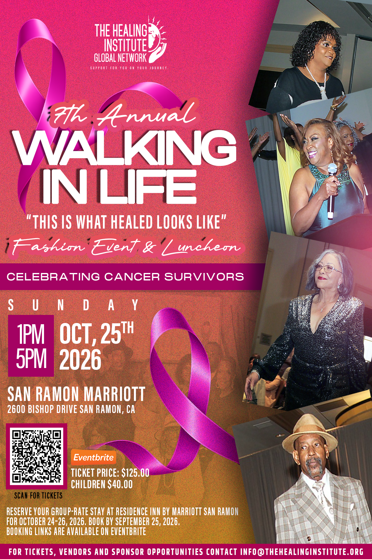 Walking in Life Fashion Event & Luncheon event flyer