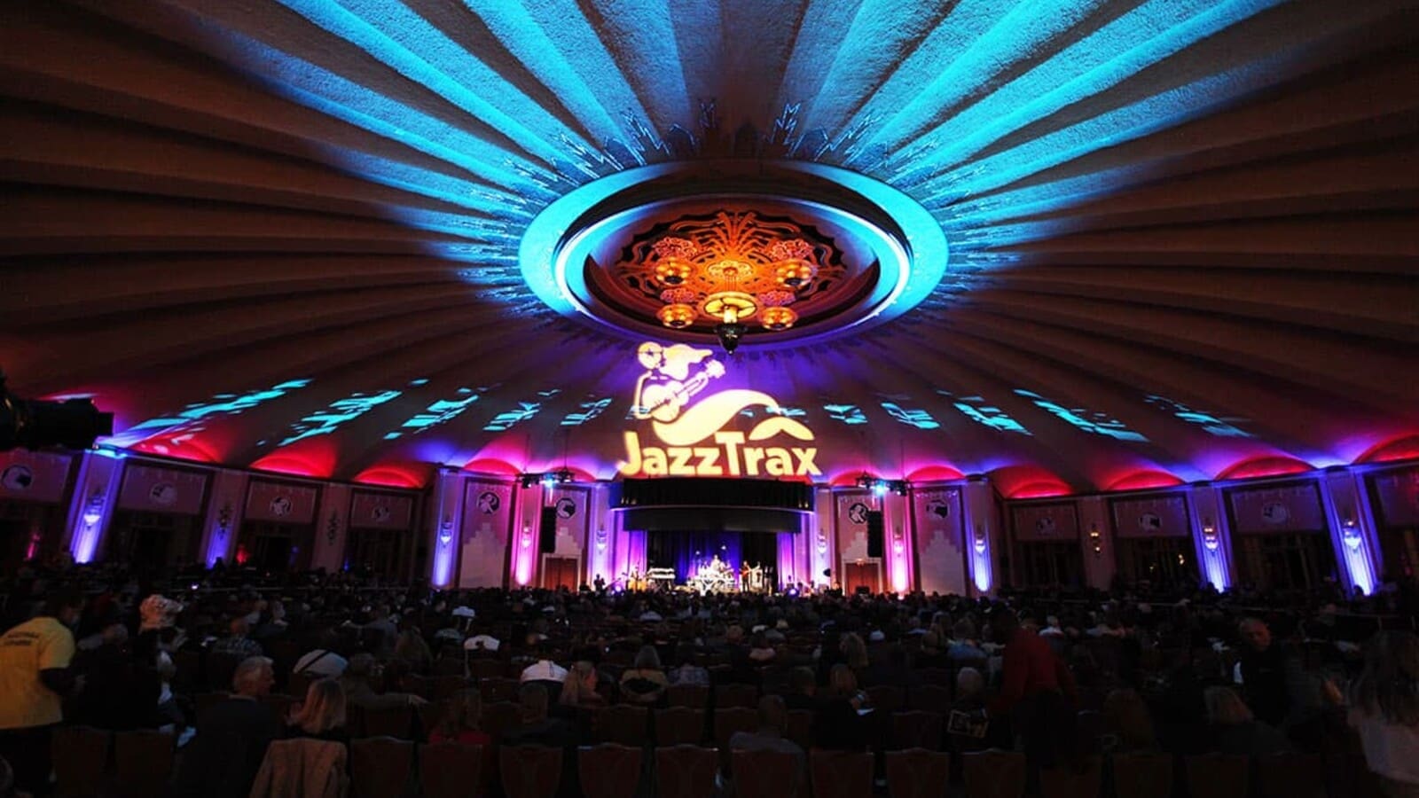 Audience inside the Avalon Ballroom during the Catalina Island JazzTrax Festival