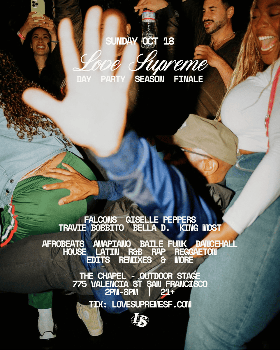 Love Supreme Summer Day Party Series official event flyer